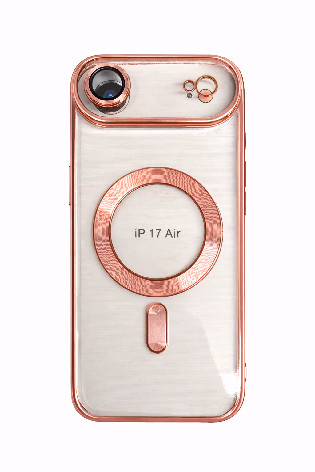iPhone 17 Air - Chrome Magsafe + Lens - Rose Gold